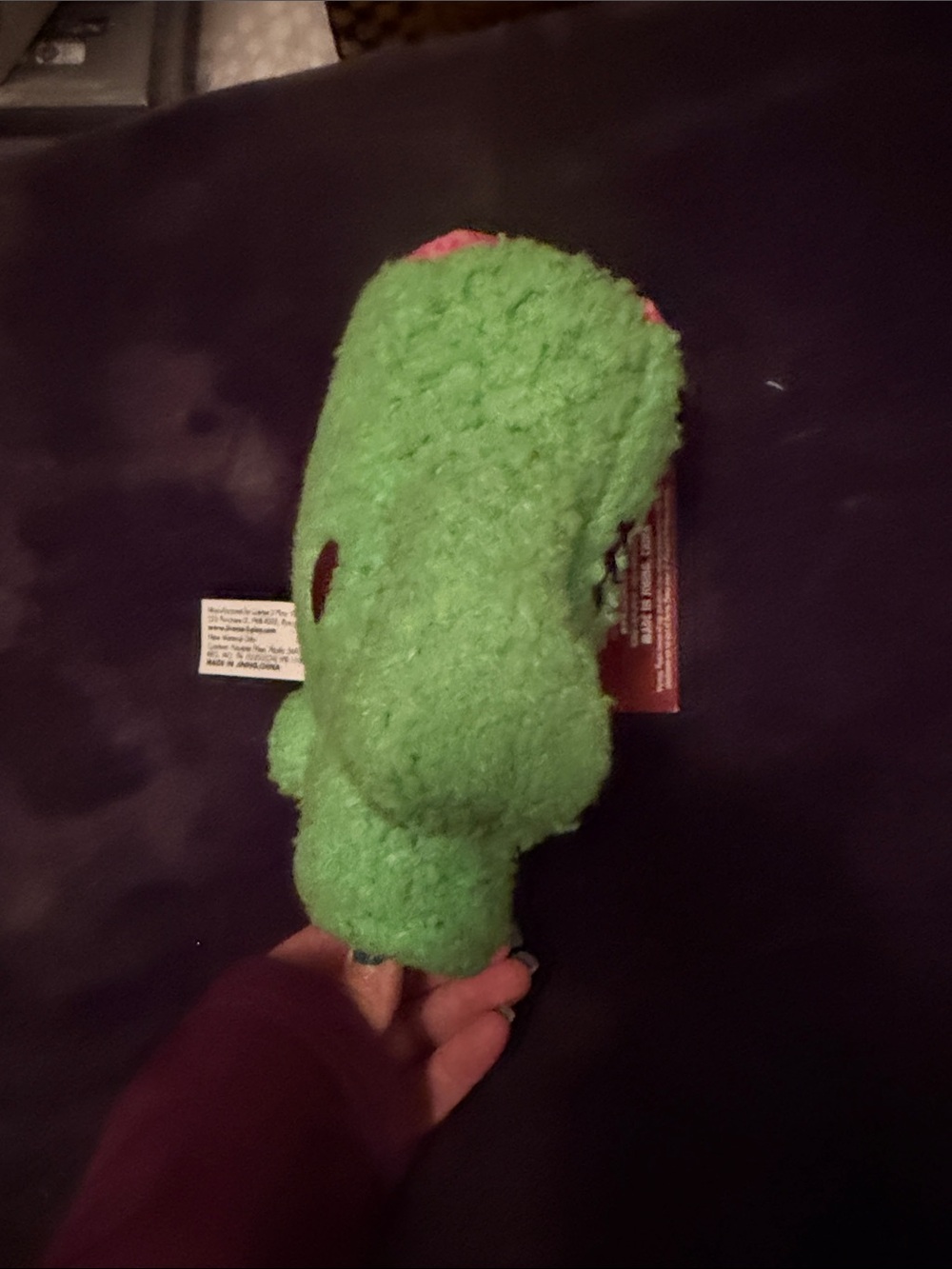 Domo zombie plush Stuffed Toy - Green with Red Mouth - Picture 8 of 15